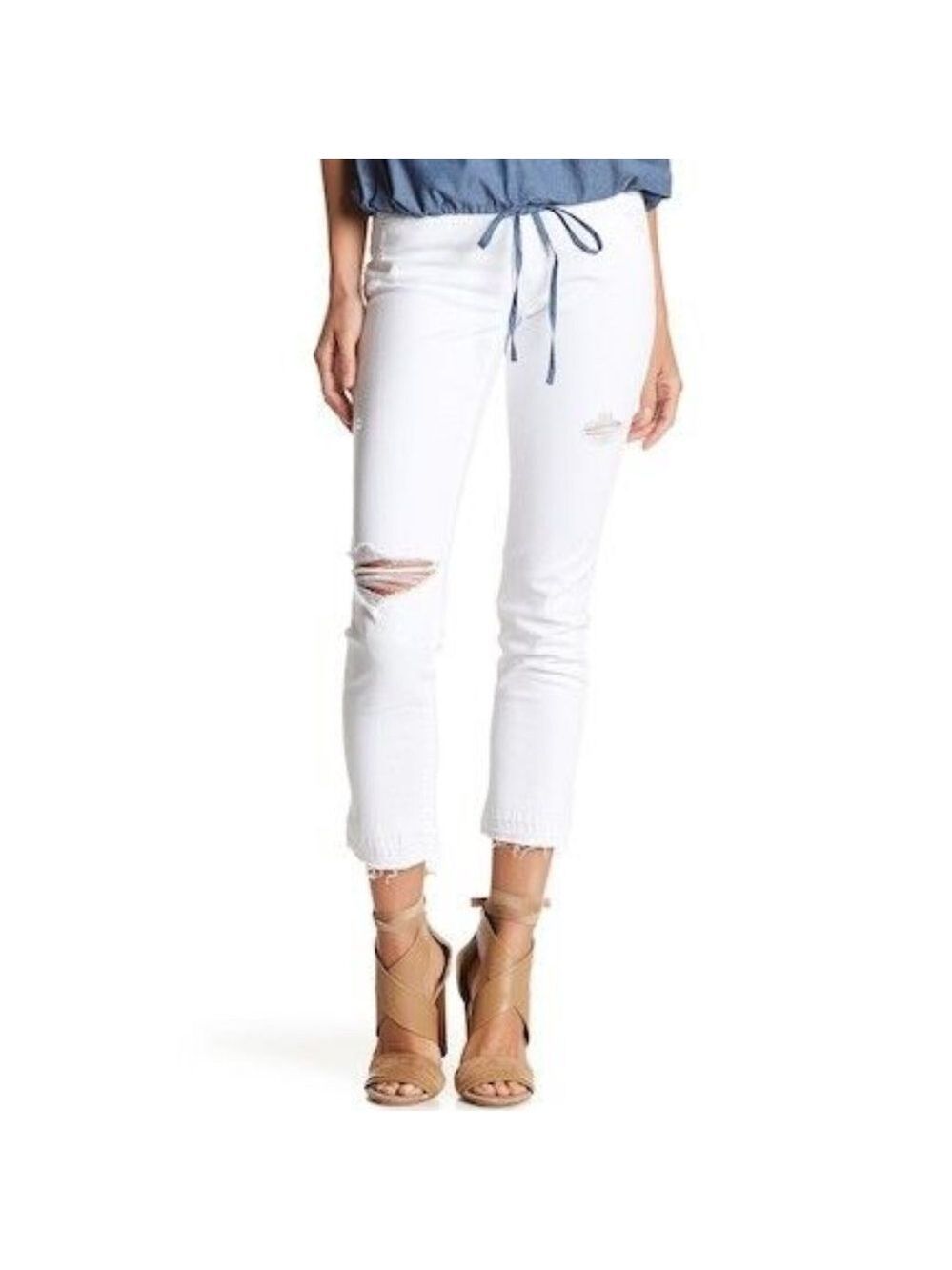 Joe's Jeans Cataza Released Hem Straight Leg Cropped in Azami